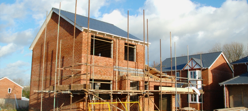 New build houses East Midlands